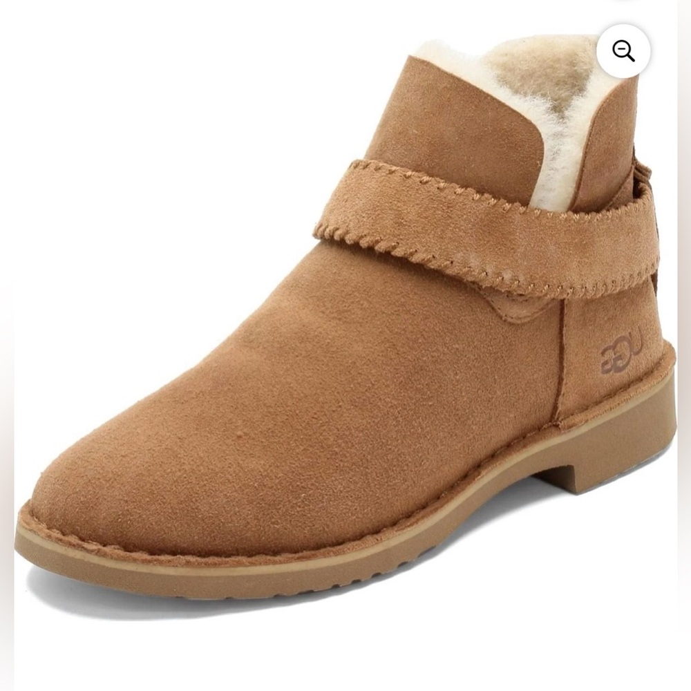 UGG Mckay Winter Boot Chestnut Brown Suede Boots Fur Slip On Boots Ugg 8